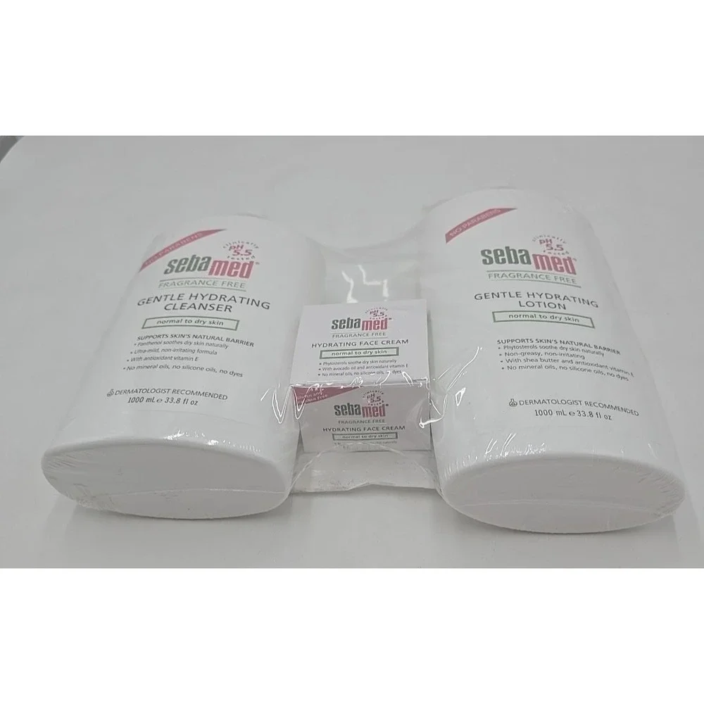 SebaMed Fragrance Free Lotion‎ Cleanser & Face Cream Normal to Dry Skin